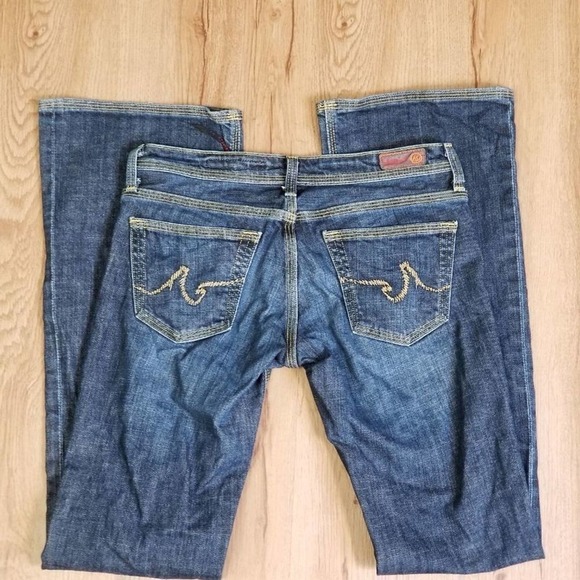 AG Adriano Goldschmied "The Merlot" Bootcut Medium Wash Denim Low Rise Jeans 26 - Picture 3 of 6